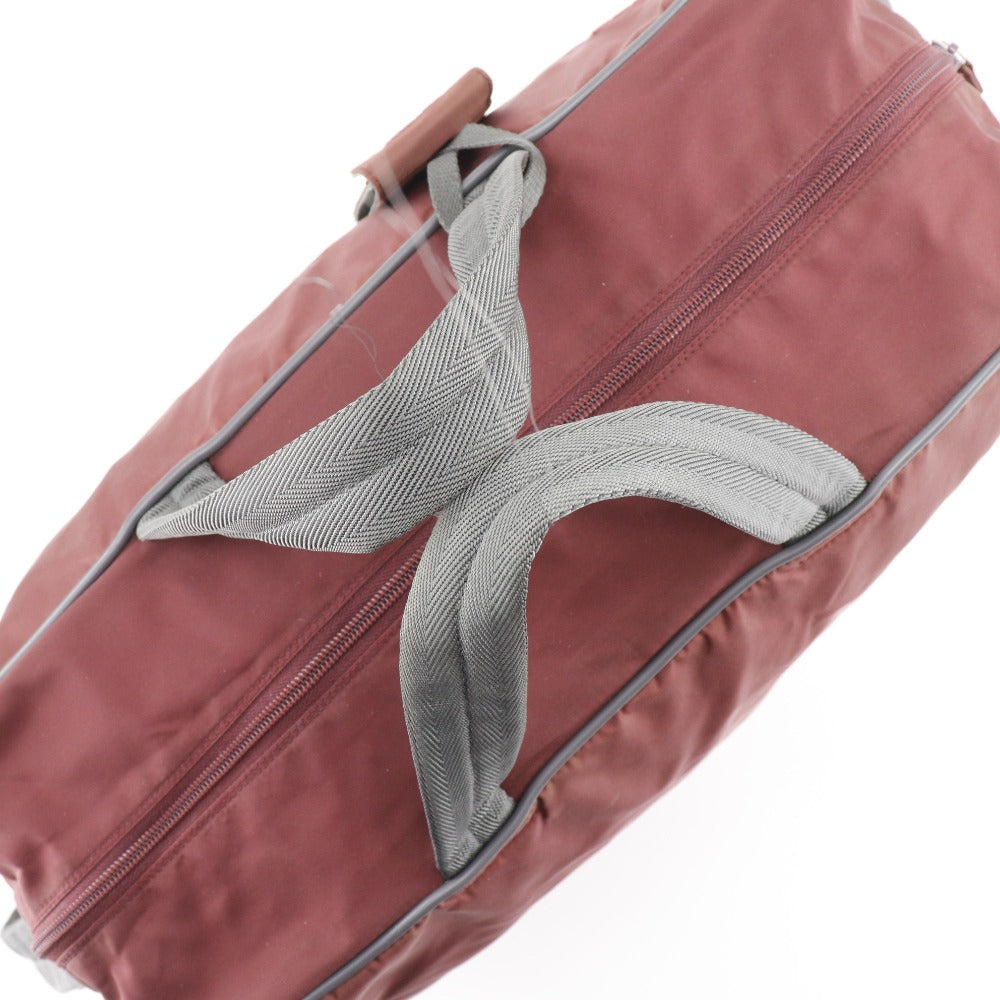 PRADA SPORTS Boston Duffel bag Nylon Brown 2WAYShoulder unisex(Unisex) Used Authentic