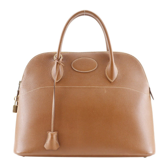 HERMES Handbag Epsom Brown Bored 35