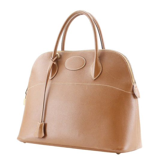 HERMES Handbag Epsom Brown Bored 35