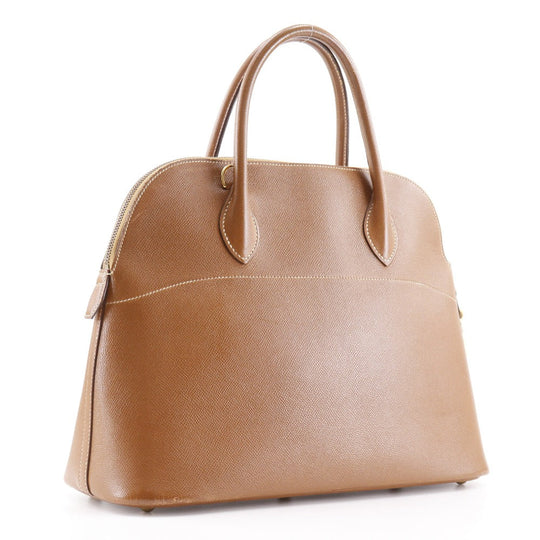 HERMES Handbag Epsom Brown Bored 35