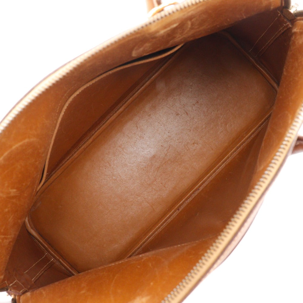 HERMES Handbag Epsom Brown Bored 35