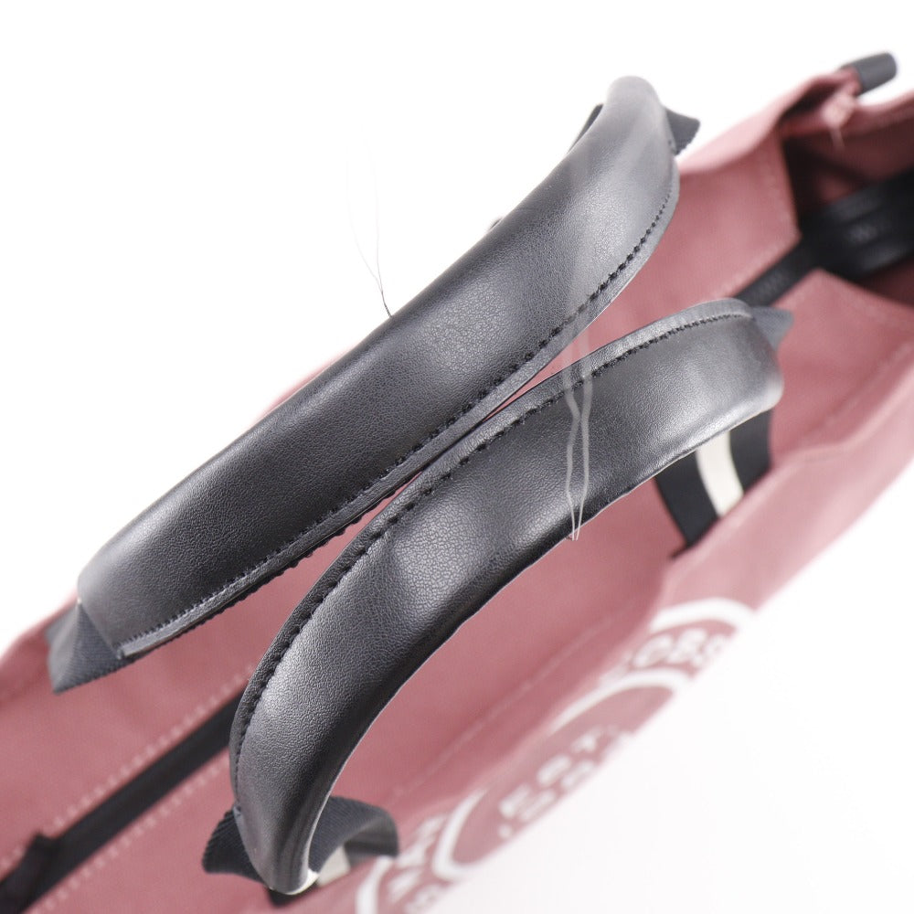 MARC JACOBS Tote Bag H052M06FA21 668 canvas pink logo Women Used Authentic