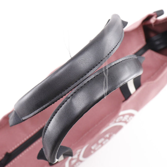 MARC JACOBS Tote Bag H052M06FA21 668 canvas pink logo Women Used Authentic