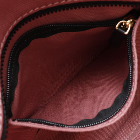 MARC JACOBS Tote Bag H052M06FA21 668 canvas pink logo Women Used Authentic