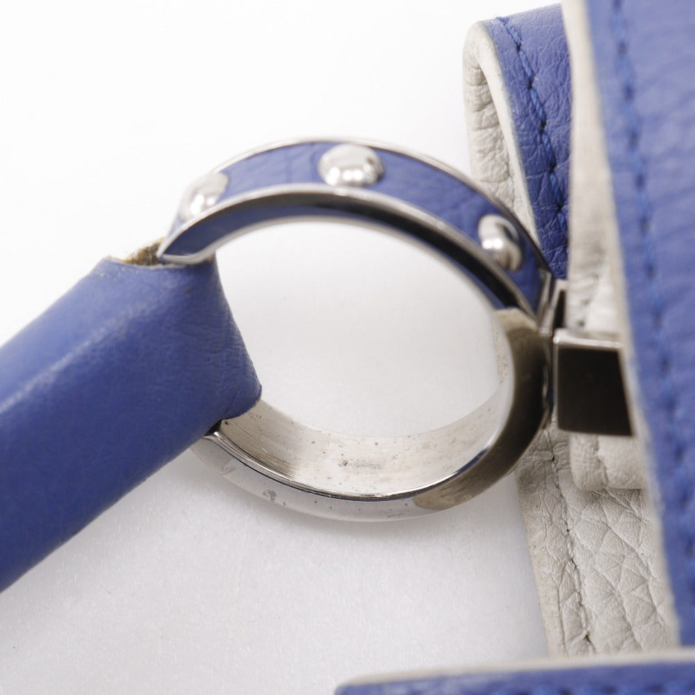 LOUIS VUITTON Handbag M20547 Taurillon Clemence Leather blue Parnasea CAPCSINE MM Women Used Authentic