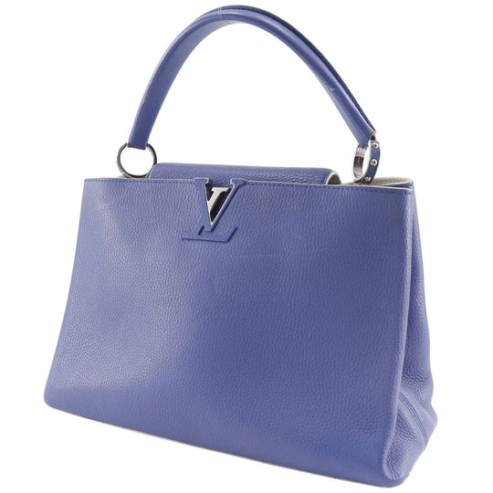 LOUIS VUITTON Handbag M20547 Taurillon Clemence Leather blue Parnasea CAPCSINE MM Women Used Authentic