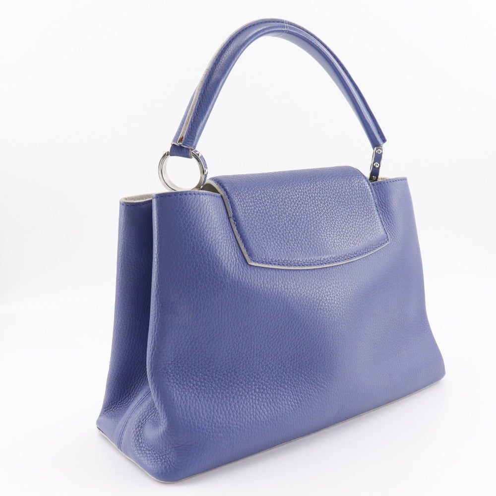 LOUIS VUITTON Handbag M20547 Taurillon Clemence Leather blue Parnasea CAPCSINE MM Women Used Authentic
