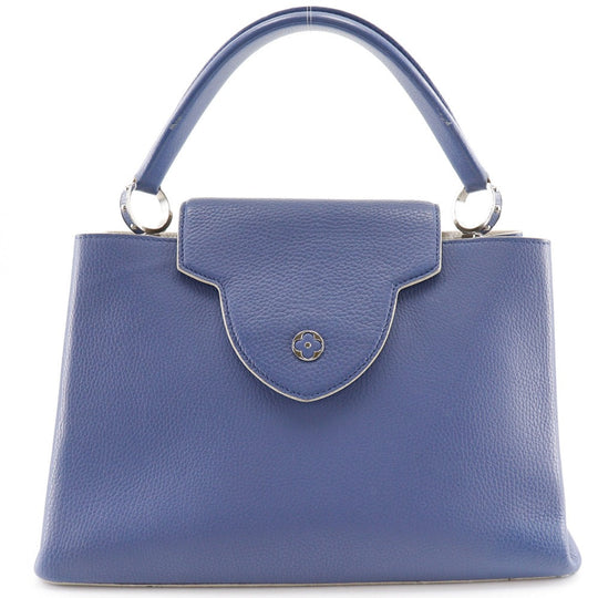 LOUIS VUITTON Handbag M20547 Taurillon Clemence Leather blue Parnasea CAPCSINE MM Women Used Authentic