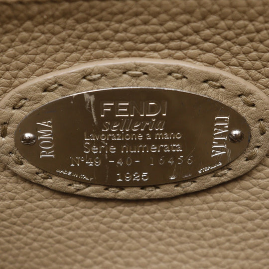 FENDI Handbag 8BN226 leather Brown 2WAYShoulder Celeria Peek-a-boo regular Women Used Authentic