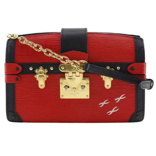 LOUIS VUITTON Shoulder Bag M51697 Epi Leather Red 2-way clutch Trunk clutch Women Used Authentic