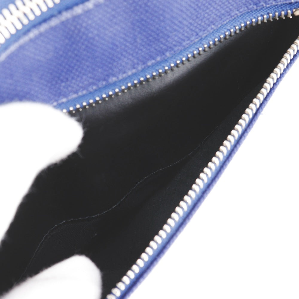 BALENCIAGA Sling bag 433625 Canvas, Leather Blue / black Waist pouch unisex(Unisex) Used Authentic