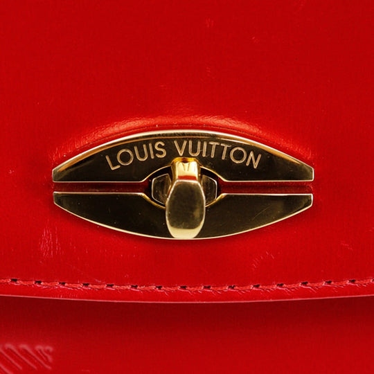 LOUIS VUITTON Shoulder Bag M63947 Calfskin , Epi Leather Red Opera line Spartan Women Used Authentic