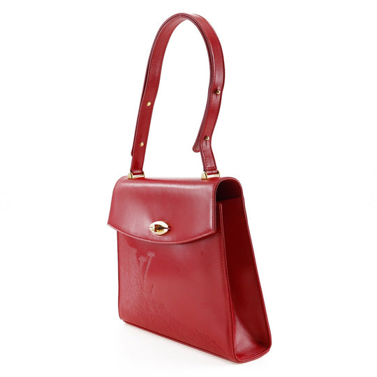LOUIS VUITTON Shoulder Bag M63947 Calfskin , Epi Leather Red Opera line Spartan Women Used Authentic