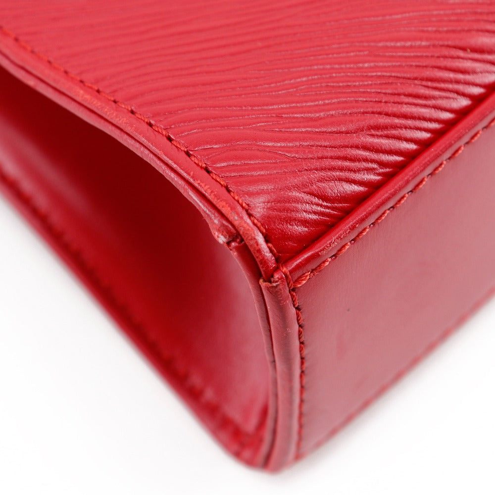 LOUIS VUITTON Shoulder Bag M63947 Calfskin , Epi Leather Red Opera line Spartan Women Used Authentic