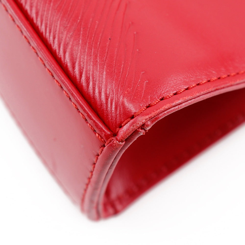 LOUIS VUITTON Shoulder Bag M63947 Calfskin , Epi Leather Red Opera line Spartan Women Used Authentic
