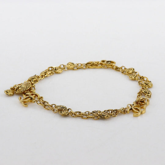 CHANEL belt Plated Gold gold vintage COCO Mark & Lion Chain belt Women Used Authentic
