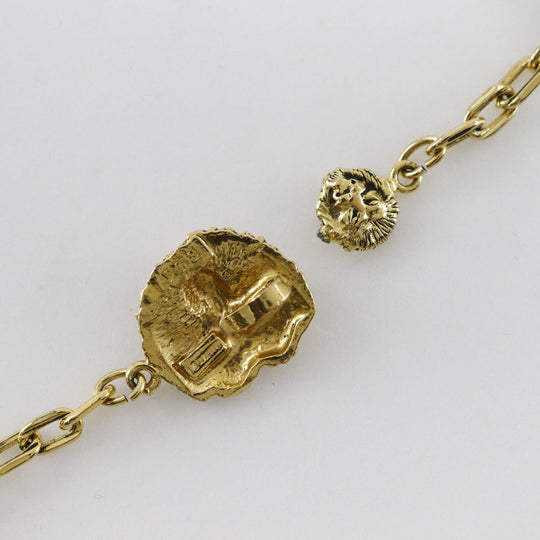 CHANEL belt Plated Gold gold vintage COCO Mark & Lion Chain belt Women Used Authentic