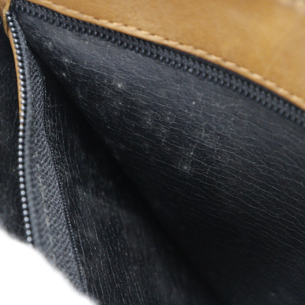 Christian Dior Shoulder Bag leather black Women Used Authentic