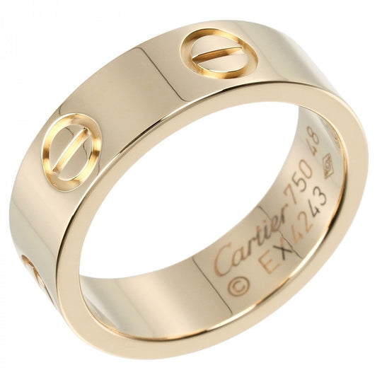 CARTIER Ring K18 yellow gold gold love Women 48 Used Authentic
