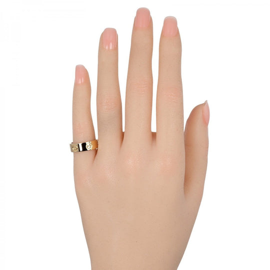 CARTIER Ring K18 yellow gold gold love Women 48 Used Authentic