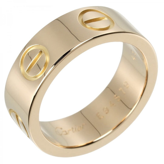 CARTIER Ring K18 yellow gold gold love Women 45 Used Authentic