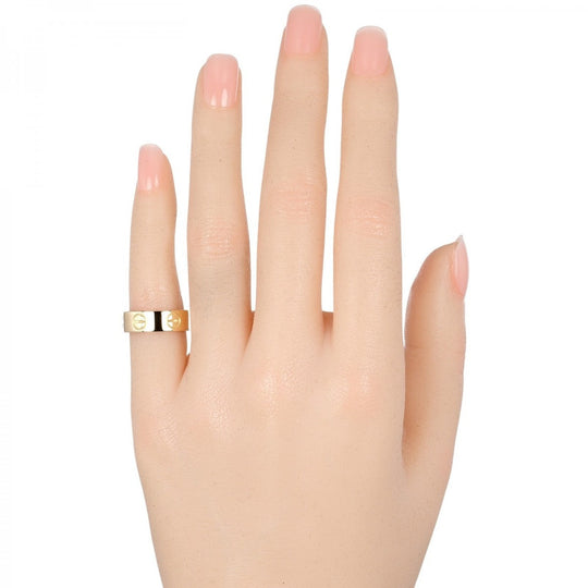 CARTIER Ring K18 yellow gold gold love Women 45 Used Authentic