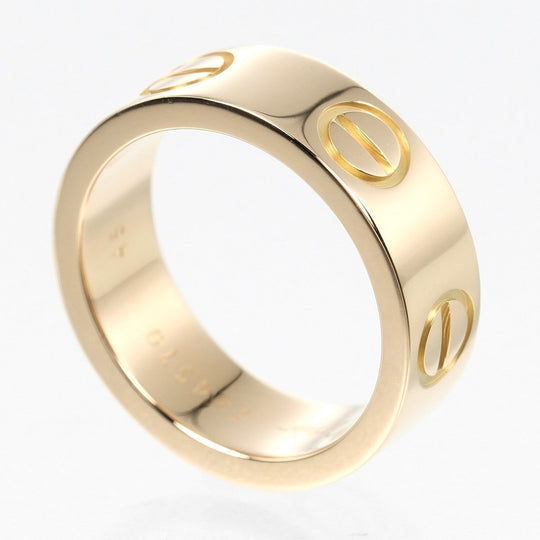 CARTIER Ring K18 yellow gold gold love Women 45 Used Authentic