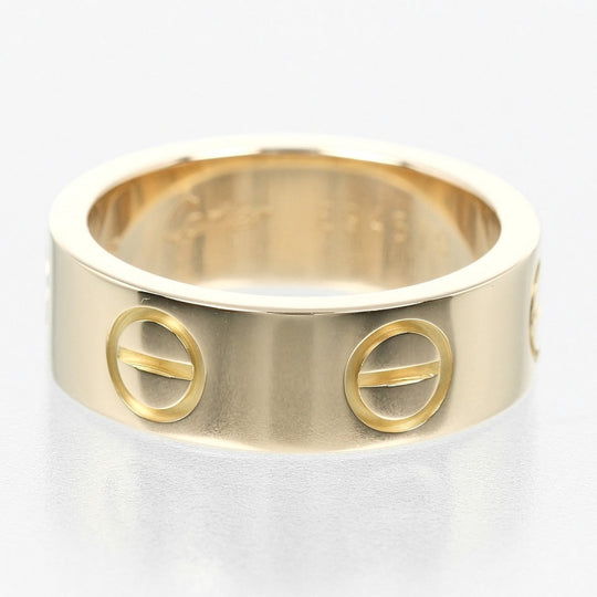 CARTIER Ring K18 yellow gold gold love Women 45 Used Authentic