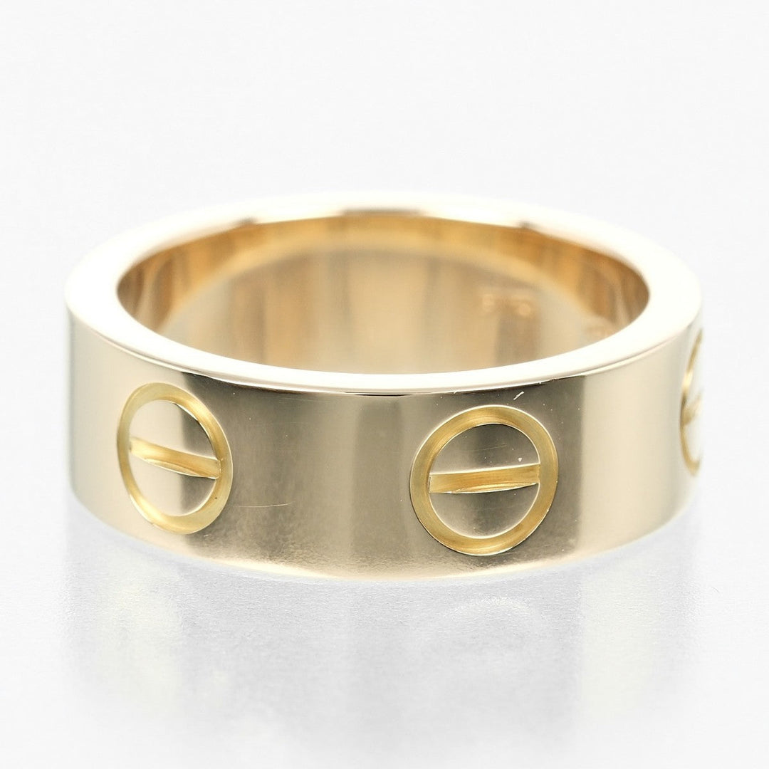 CARTIER Ring K18 yellow gold gold love Women 45 Used Authentic