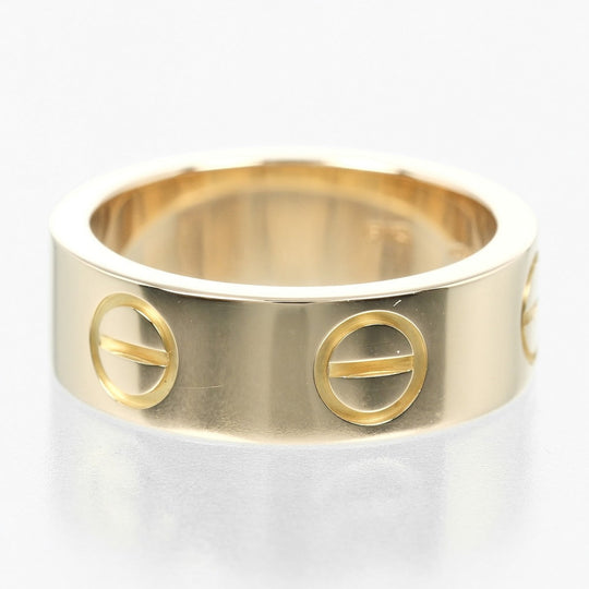 CARTIER Ring K18 yellow gold gold love Women 45 Used Authentic