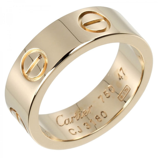 CARTIER Ring K18 yellow gold gold love Women 47 Used Authentic