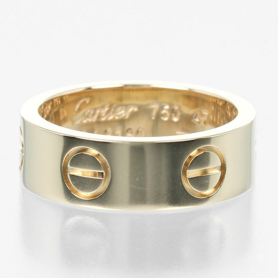 CARTIER Ring K18 yellow gold gold love Women 47 Used Authentic