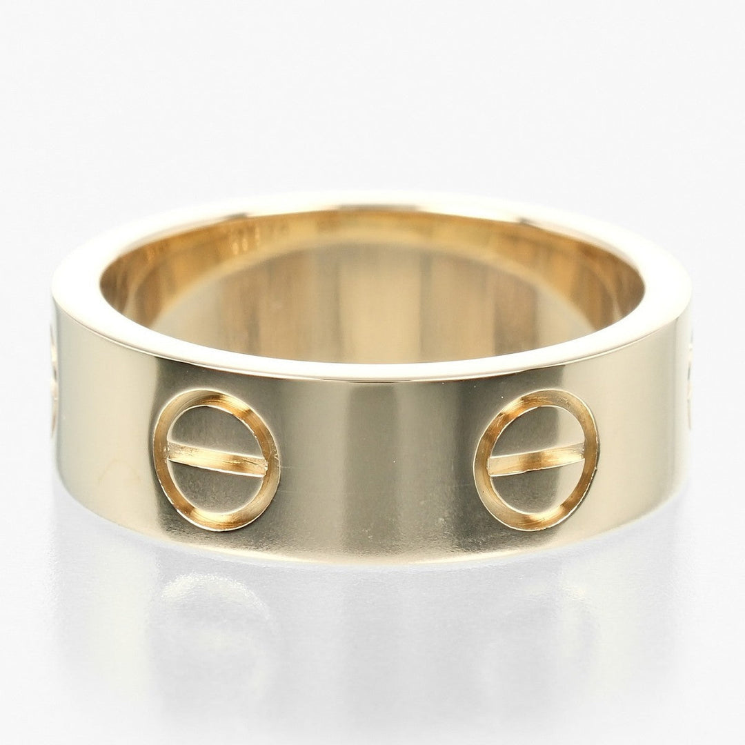 CARTIER Ring K18 yellow gold gold love Women 47 Used Authentic