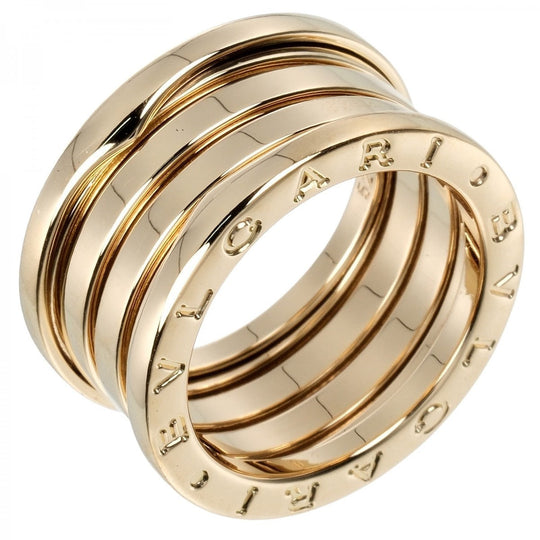 BVLGARI Ring K18 yellow gold gold B. ZERO 1 4 band 52