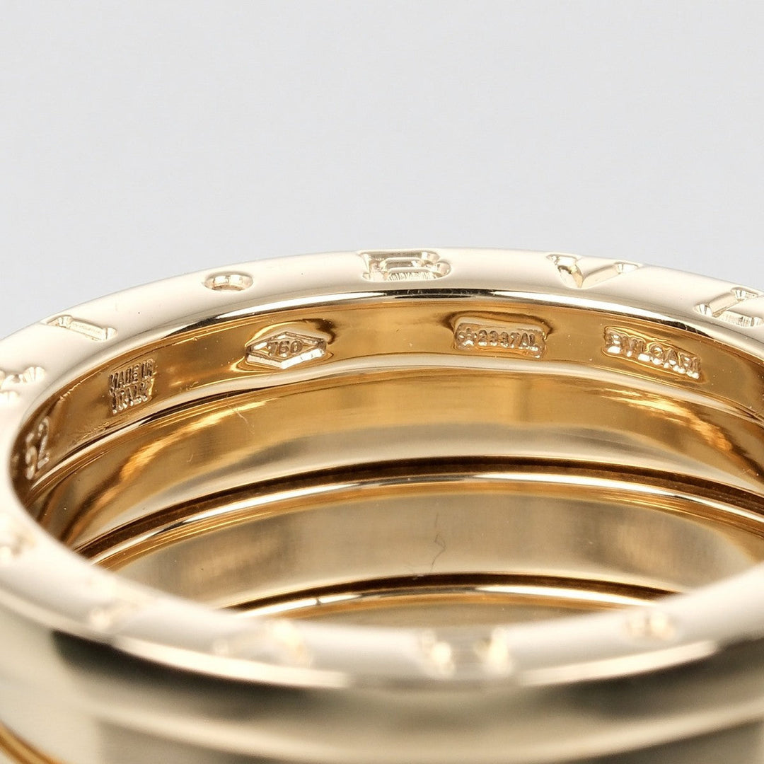 BVLGARI Ring K18 yellow gold gold B. ZERO 1 4 band 52