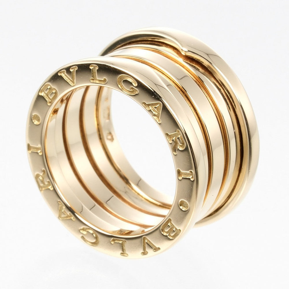 BVLGARI Ring K18 yellow gold gold Be zero one B. ZERO 1 4 band Women 47 Used Authentic