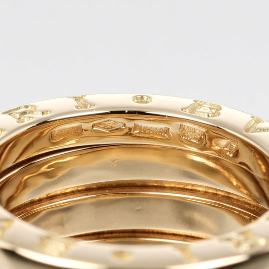 BVLGARI Ring K18 yellow gold gold Be zero one B. ZERO 1 4 band Women 47 Used Authentic