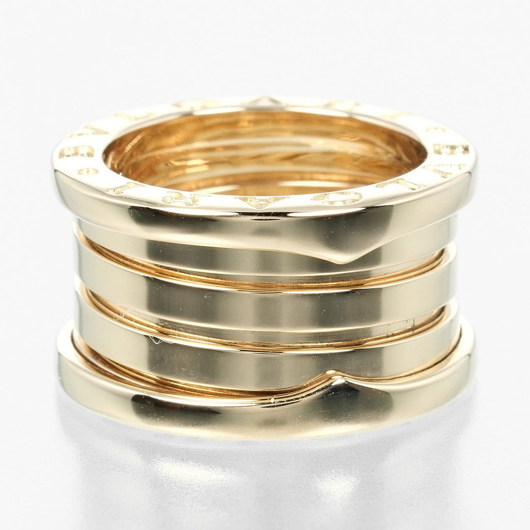BVLGARI Ring K18 yellow gold gold Be zero one B. ZERO 1 4 band Women 47 Used Authentic