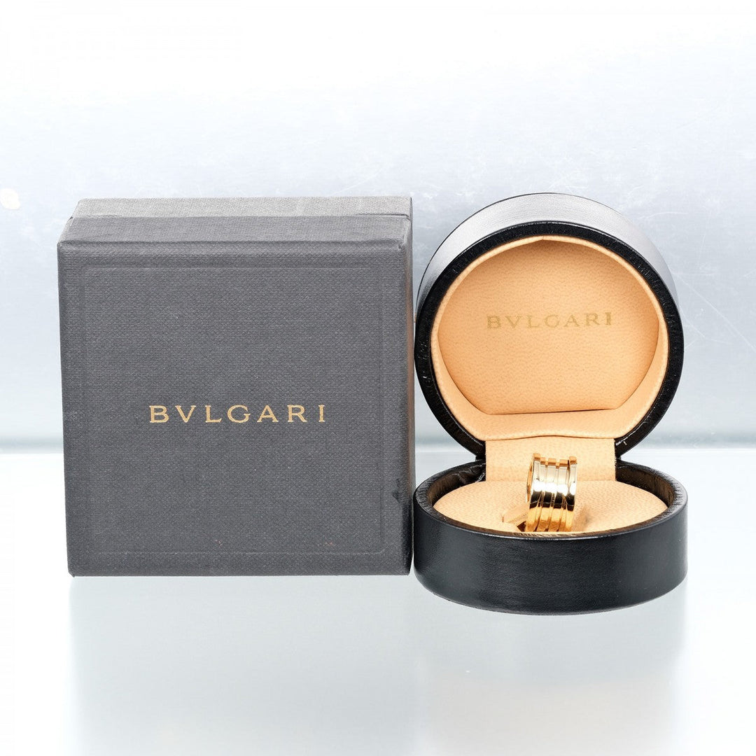 BVLGARI Ring K18 yellow gold gold Be zero one B. ZERO 1 4 band Women 47 Used Authentic