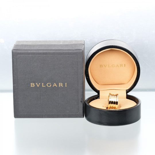 BVLGARI Ring K18 yellow gold gold Be zero one B. ZERO 1 4 band Women 47 Used Authentic