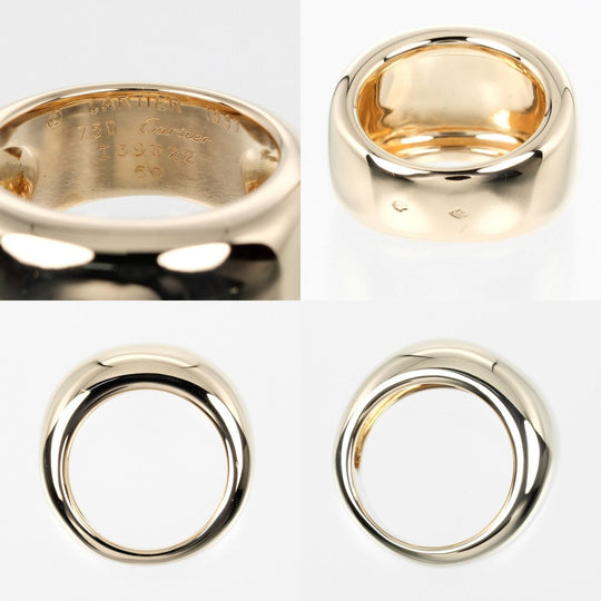 CARTIER Ring K18 yellow gold gold Nouvelberg 50