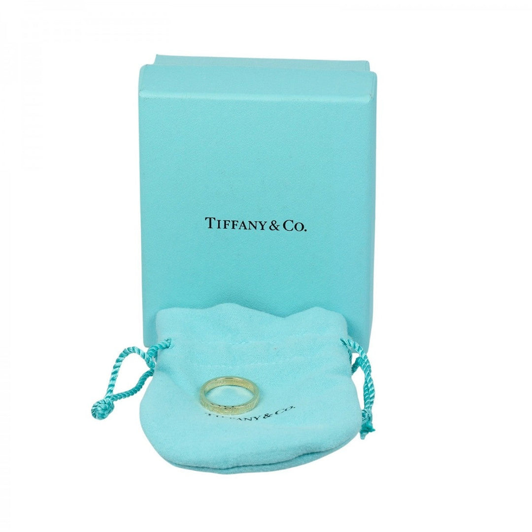 TIFFANY&Co. Ring K18 yellow gold gold Notes Women Used Authentic