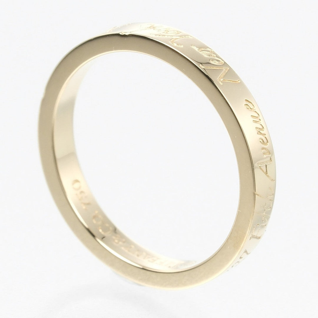 TIFFANY&Co. Ring K18 yellow gold gold Notes Women Used Authentic
