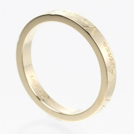 TIFFANY&Co. Ring K18 yellow gold gold Notes Women Used Authentic