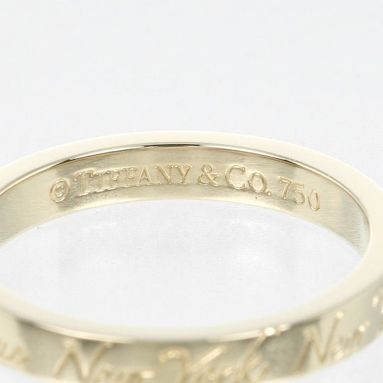 TIFFANY&Co. Ring K18 yellow gold gold Notes Women Used Authentic