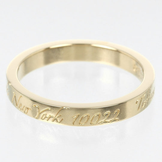 TIFFANY&Co. Ring K18 yellow gold gold Notes Women Used Authentic