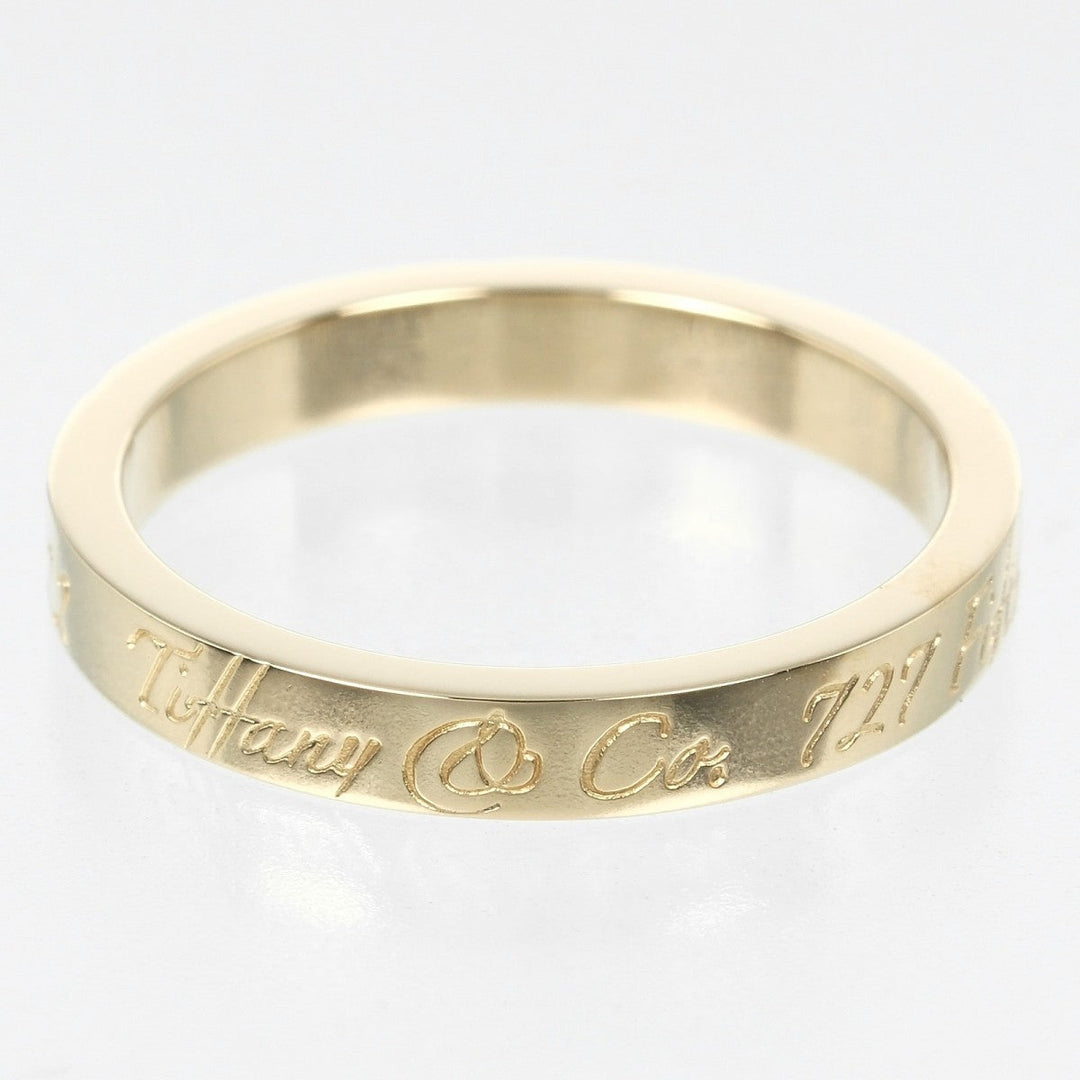 TIFFANY&Co. Ring K18 yellow gold gold Notes Women Used Authentic