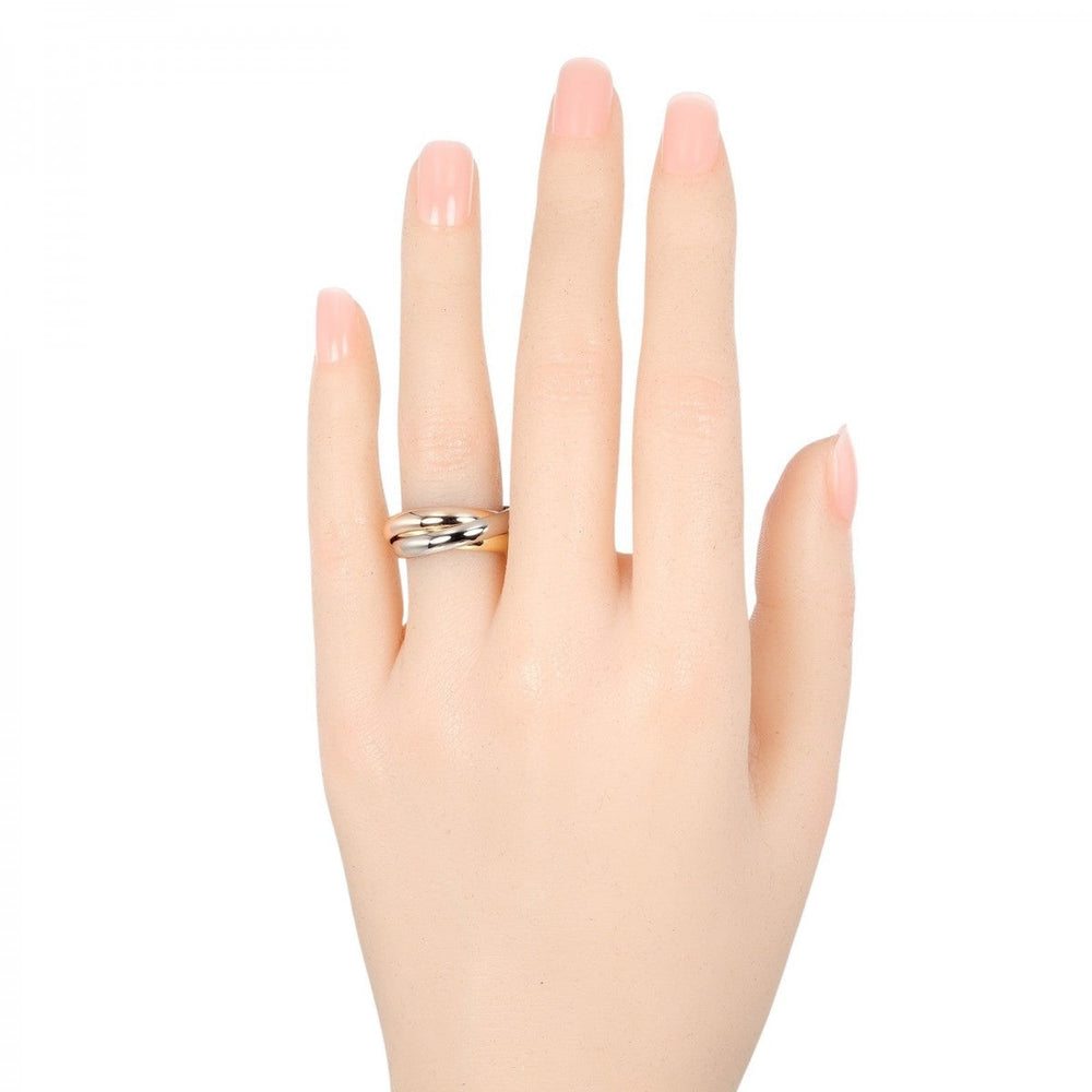 CARTIER Ring K18 Gold (YGxPGxWG) gold Trinity 53