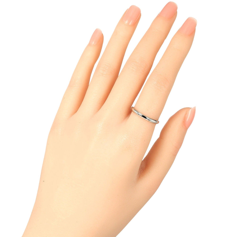 CARTIER Ring Pt950Platinum Silver 1895 wedding mens Used Authentic