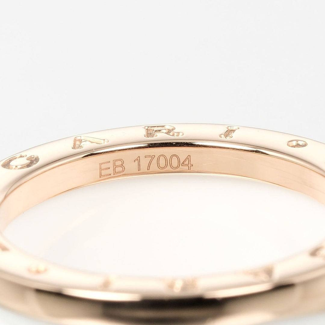 BVLGARI Ring K18 pink gold, ceramic gold Fine jewelry Be zero one B.Zero1 4 bands Women Used Authentic